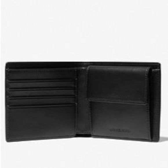 MICHAEL KORS MENSCooper Logo Billfold Wallet With Coin Pouch - Picture 2 of 12